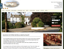 Tablet Screenshot of manorhotels.co.uk